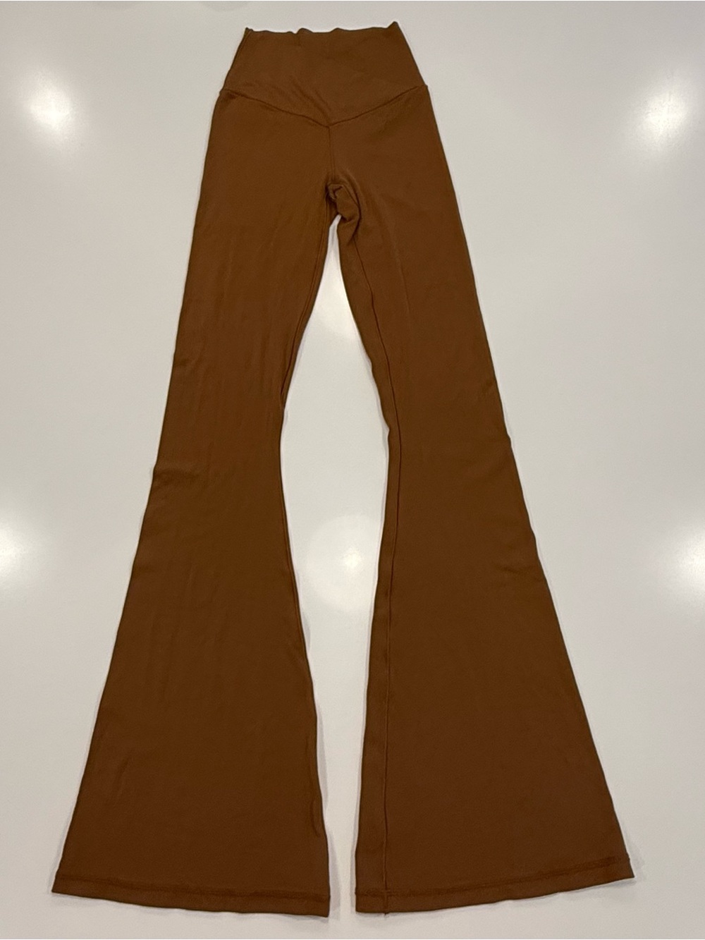 Offline by Aerie Leggings Womens XS Brown Real Me Hi Rise Flare Control Top